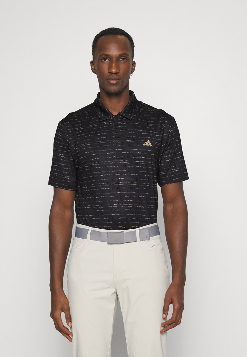 adidas Golf MENS ZIPPER Polo black/hemp/nero Zalando.it