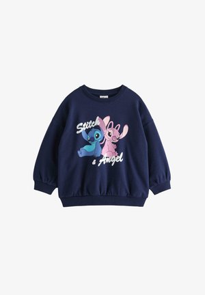 Lindex, LINDEX LILO & STITCH SWEATSHIRT WITH BRUSHED INSIDE UNISEX - Sweater - navy