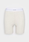 BIKE SHORT COTTON STRETCH RIB - Nadrág - oatmeal heather