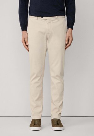 MICROSTRUCTURED - Pantalones chinos - light beige