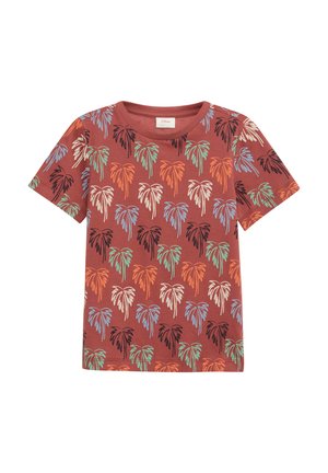 MIT ALL-OVER-PRINT - T-shirt print - rostrot
