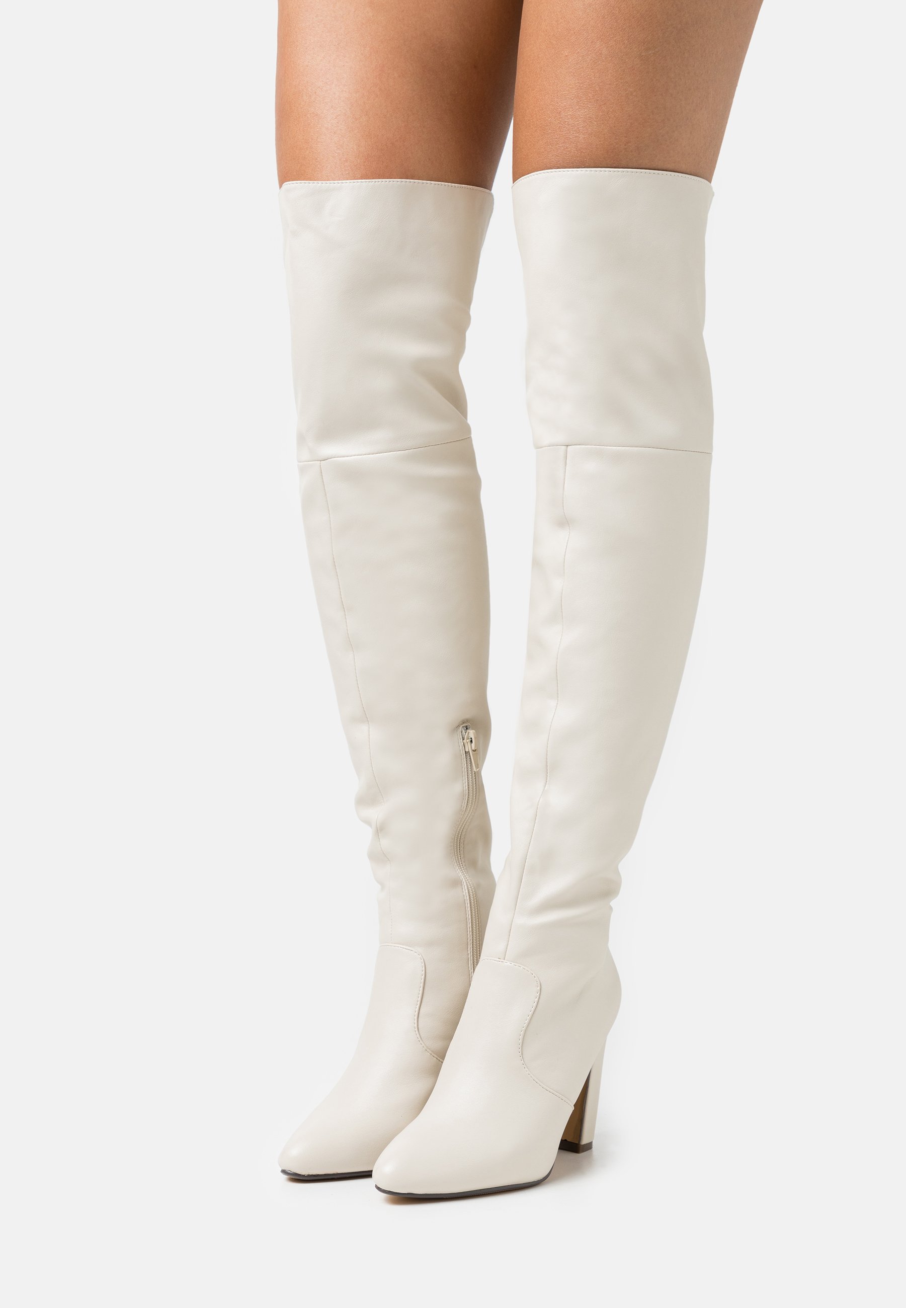 4th \u0026 Reckless CLOVER - Laarzen met hoge hak - offwhite/crème - Zalando.nl