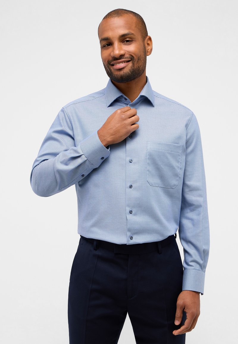 Eterna TWILLHEMD - COMFORT FIT - Hemd - blau
