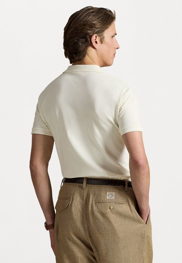 CUSTOM SLIM FIT STRETCH - Polo shirt - pale cream2