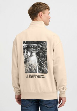 Solid SDHANN - Sweatshirt - oatmeal