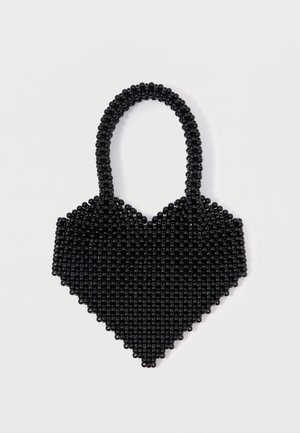SHOWSTOPPER HEART BEAD BAG - Handbag - black