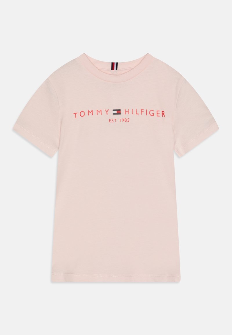 Tommy Hilfiger EXCLUSIVE ESSENTIAL TEE UNISEX - Camiseta estampada - faint pink