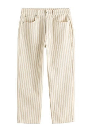 Next HIGH RISE CITY STRAIGHT LEG JEANS - Jeans Straight Leg - neutral striped