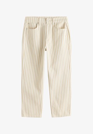 Next, HIGH RISE CITY STRAIGHT LEG JEANS - Jeans Straight Leg - neutral striped