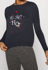 ONLY Stickad tröja - dark blue