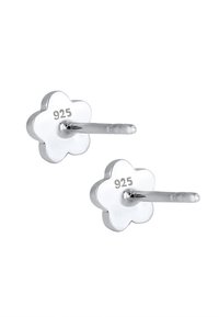 Elli SPARKLING BASIC FLOWER - MIT KRISTALLEN VON SWAROVSKI® - Naušnice - weiß