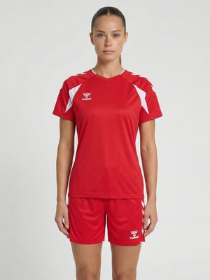 Hummel CORE 2.0 - T-shirt print - true red white