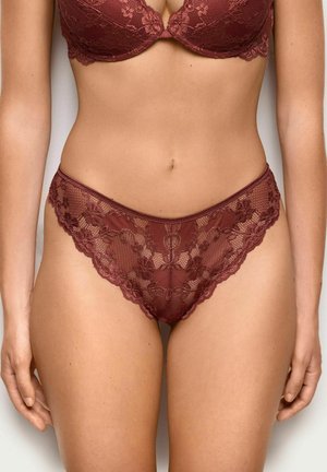 Yamamay, PRIMULA COLOR - BRAZILIAN BRIEFS - Brazilian-Slip - dark red floral