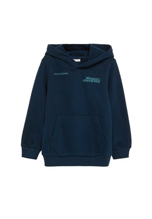 MIT GLOW-IN-THE-DARK-EFFEKT - Hoodie - navy