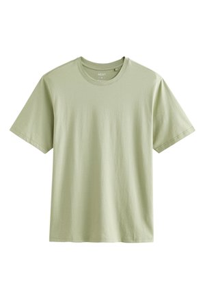 Next ESSENTIAL CREW NECK REGULAR FIT - Lihtne T-särk - green sage