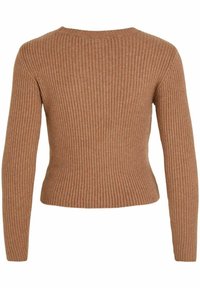 VILA Stickad tröja - brown