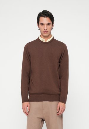 CREW NECK SWEATER - Strickpullover - umber