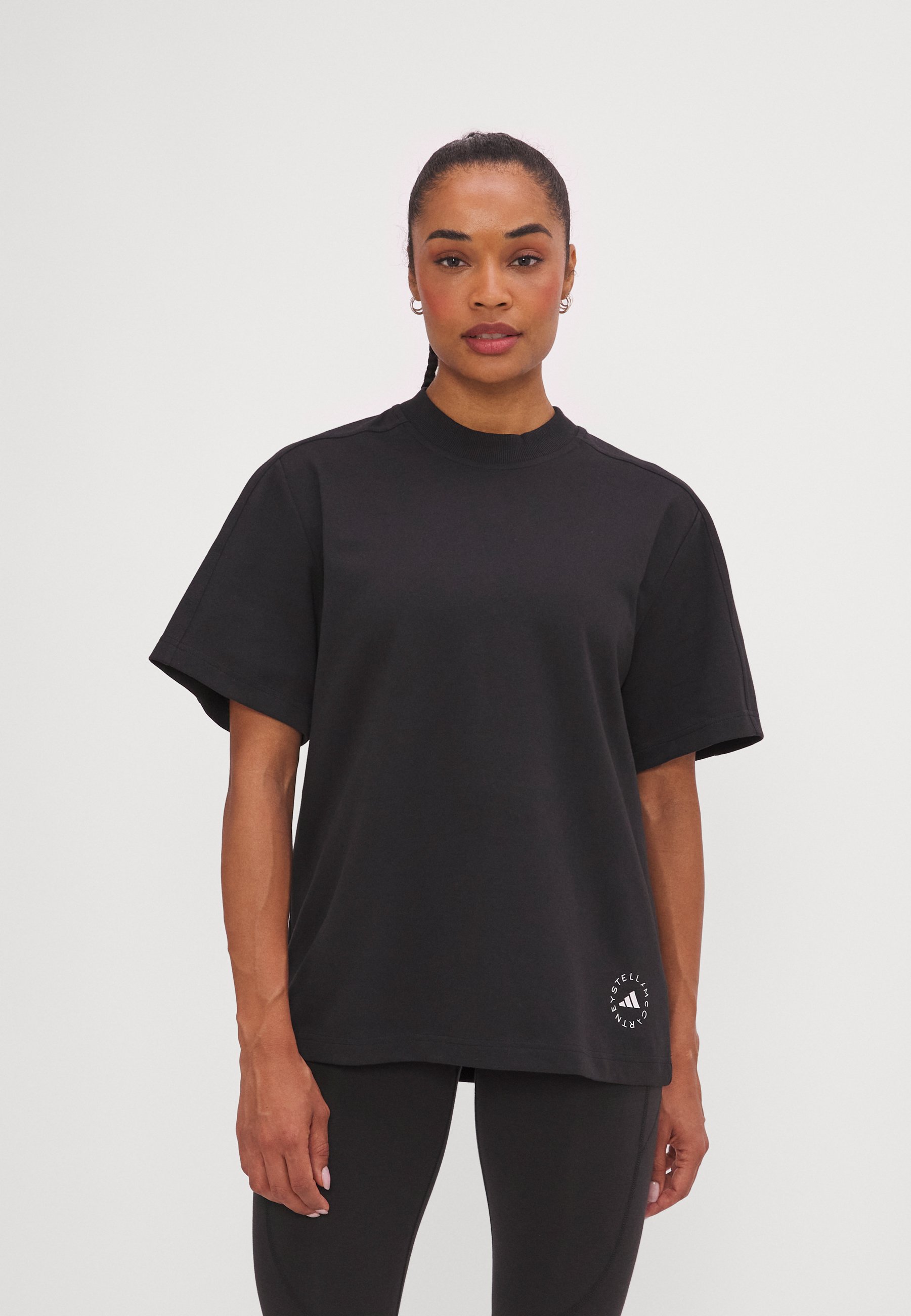 Tシャツ・カットソー STELLA MCCARTNEY BLACK VISCOSE-BLEND TOP Stella McCartney - STELLA McCARTNEY Tシャツ・カットソー M 黒