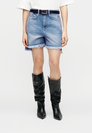 FRANKIE STUD - Τζιν σορτς - vintage indigo