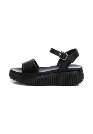 Sandalias de cuña - black