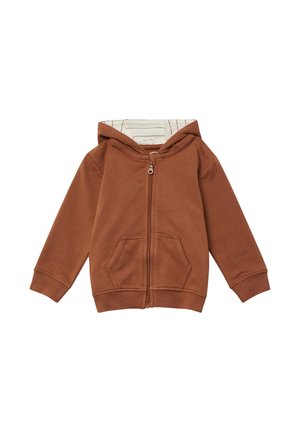 Sweatjacke - braun