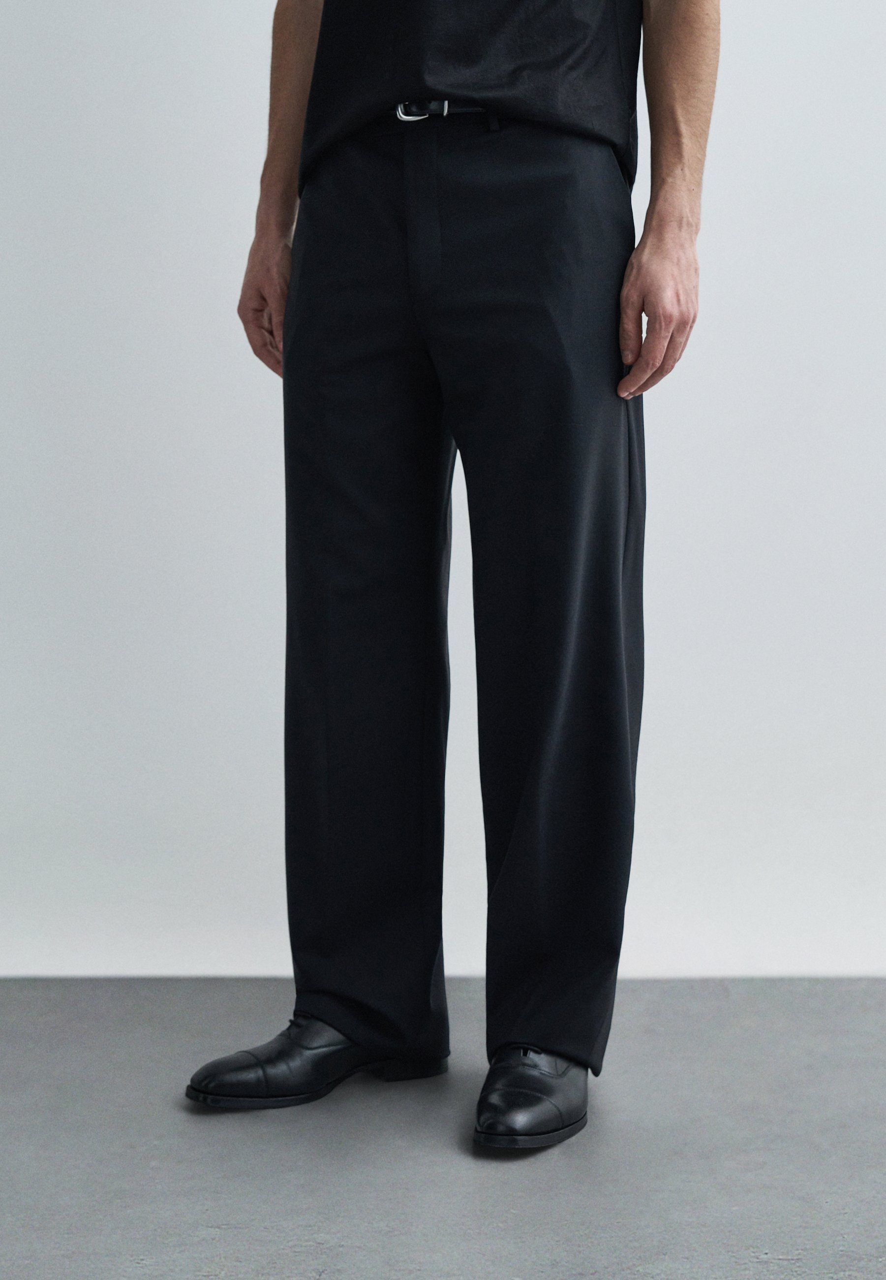 Emporio Armani TROUSER - Trousers - black beauty/black - Zalando.co.uk
