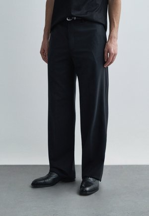 TROUSER - Stoffhose - black beauty