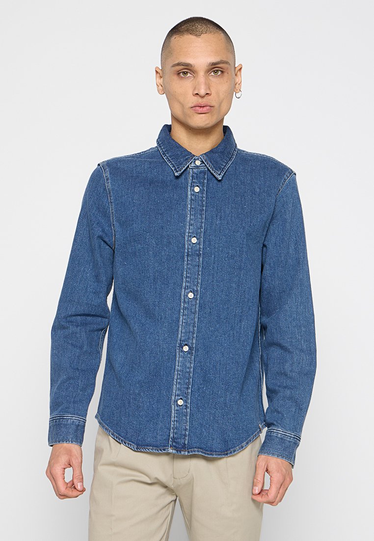 Calvin Klein Jeans Overhemd donkerblauw denim