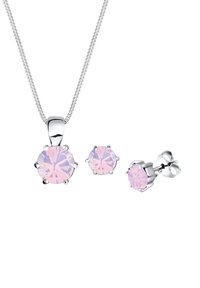Elli SPARKLING BASIC SET - MIT KRISTALLEN VON SWAROVSKI® - Øreringe - pink-coloured