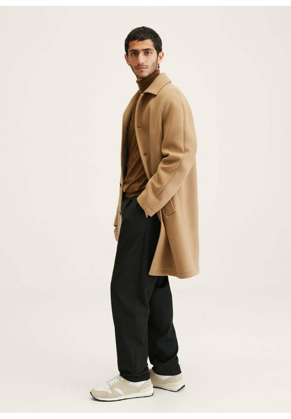 Mango GENOVA - Mantel - medium brown/bruin - Zalando.nl