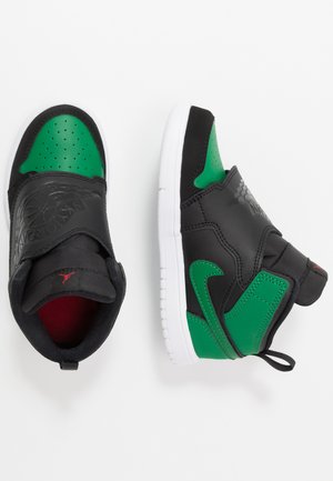 SKY JORDAN 1 - Trainers - black/pine green/gym red