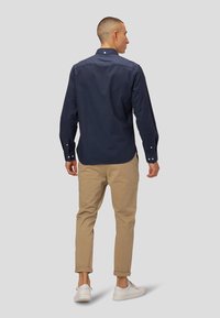 Clean Cut Copenhagen OXFORD STRETCH PLAIN - Ing - navy
