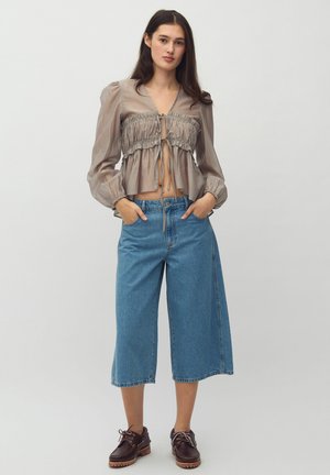mbyM XENIA-M - Jupe en jean - light blue wash