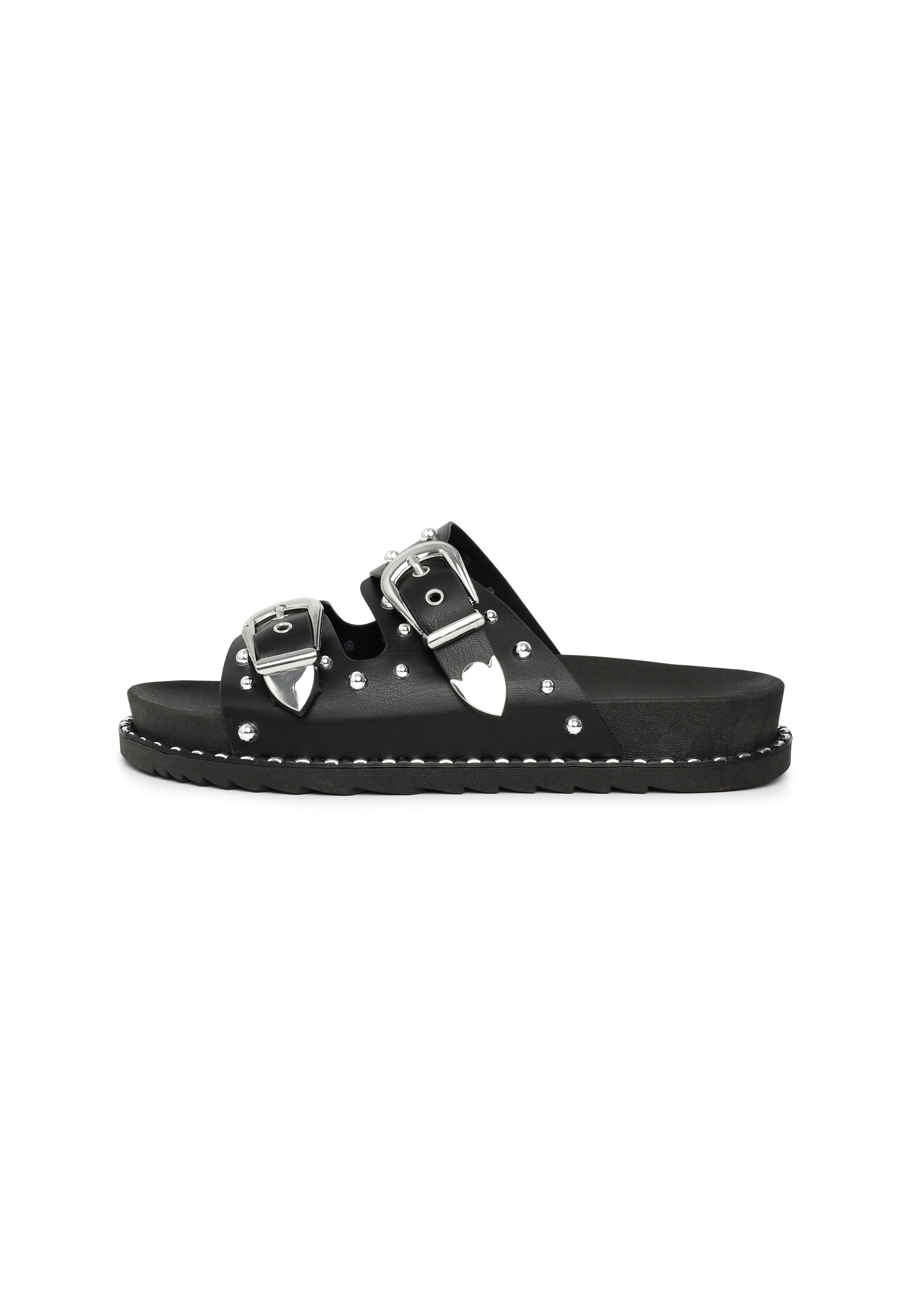 SCARPE TINTA UNITA - Ciabattine - ultrablack