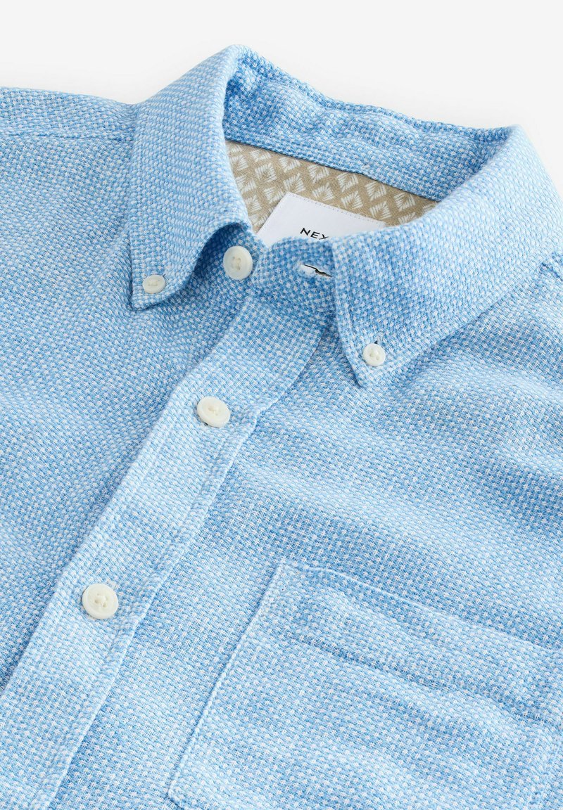 Next OVERHEAD FIT SHORT SLEEVE Camisa blue/azul