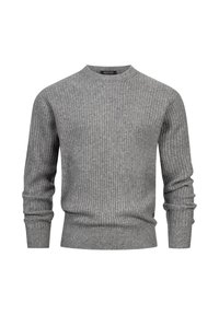 Striktrøje - grey mix