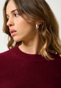 Authentic Cashmere Strickpullover - mottled cranberry