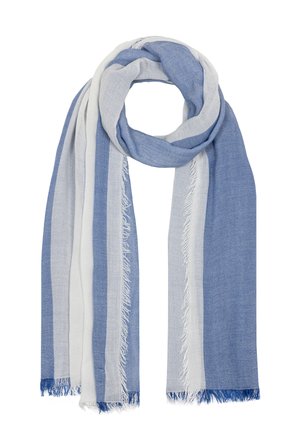 Caspar Schal - jeans blau