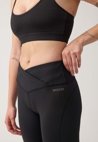 SNOCKS HIGH WAIST - Tights - schwarz