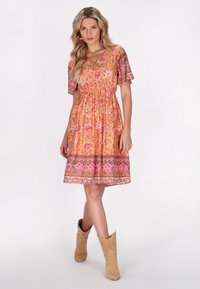 usha Jurk - orange multicolor