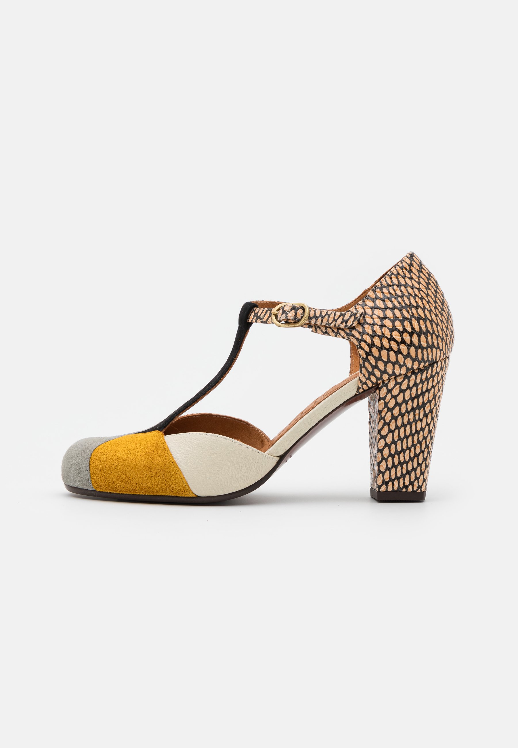 Chie Mihara URIT - Tacones - cement/zeus ocre/jansen leche/kassy  natur/multicolor - Zalando.es