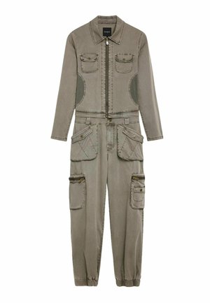 Desigual, JUMPSUIT - CARGO MULTI-POCKET JUMPSUIT   . - Jumpsuit - green