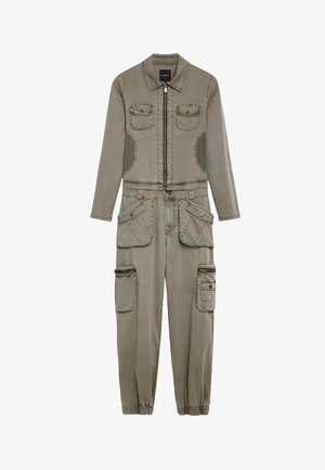 Desigual, JUMPSUIT - CARGO MULTI-POCKET JUMPSUIT . - Jumpsuit - green