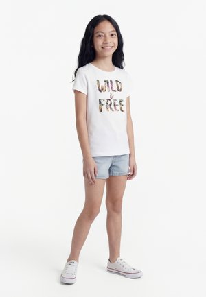 Name it VANAYA TOP - T-shirts med print - bright white