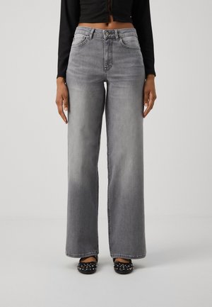 Wide leg - grey denim