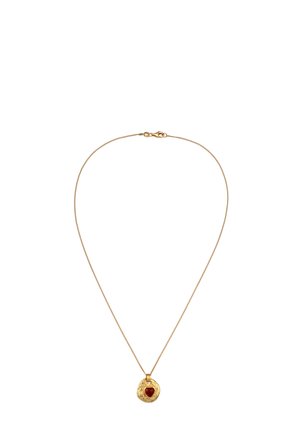 HEART STRUCTURED - Necklace - gold-coloured