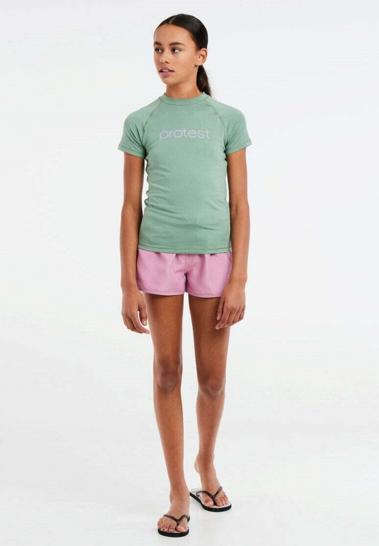 Protest SURF SHORT SLEEVE PRTSENNA JR - Vandens sportiniai marškinėliai - green baygreen   green baygreen