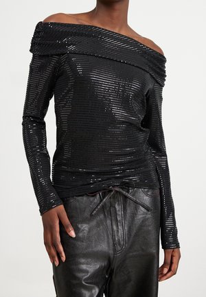 Marc Cain T-shirt à manches longues - black