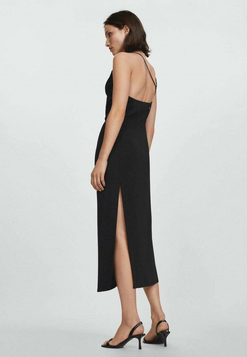 Robe Jaune & Noire MANGO Taille XS friperie pas cher et éthique