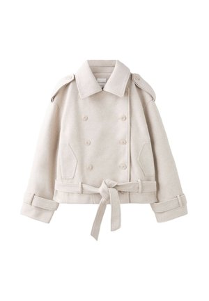 Stradivarius, CROPPED TRENCH JACKET - Veste légère - beige